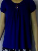 blusa de viscolaycra com detalhe nos botoes