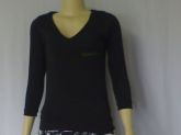 blusa de viscolaycra gola v